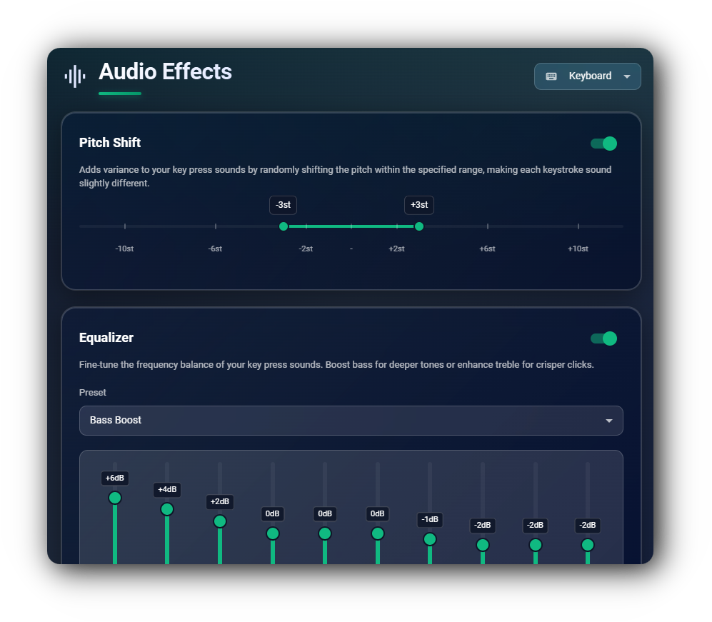Audio effects